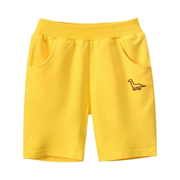 Mercatoo Toddler Boys Summer Shorts šthletic Basketball Shorts Dinosaur Embroidery Printed with Pocket Baby Boys Clothes