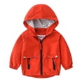 thumbnail image 1 of Mercatoo Toddler Boys Windbreaker Rain Jacket Outerwear Kids Lightweight Zip Hooded Jacket Baby Toddler Windbreaker Jacket Boy, 1 of 9