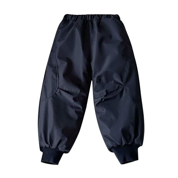 Mercatoo Toddler Boys šnow Waterš©roof Pants Youth Girls Fleece Lined Snowpants Puffer Down Jogger Pant Winter Warm Insulated Trousers
