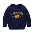 thumbnail image 1 of Mercatoo Toddler Chinese New Year Traditional Outfit Boys Girls Kids Sweatshirt Winter Warm Round Neck Sweatshirts for Girls, 1 of 4