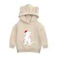 thumbnail image 1 of Mercatoo Toddler Cotton Soft Hoodie Baby Boys Girls Ear Hooded Sweatshirt Clothes Long Sleeve Dinosaur Graphic Shirts Tops, 1 of 2