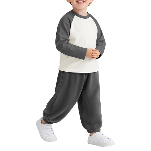 Mercatoo Toddler Fleece Sweatpants Baggy Wide Leg Elastic Waist Joggers Pants Winter Baby Boys Girls Casual Athletic Pants