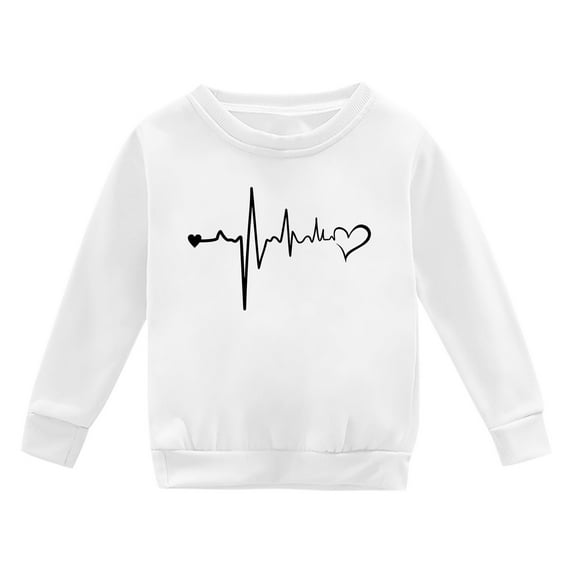 Mercatoo Toddler Girl Boy Clothes Kids Letter Print Christmas Sweatshirt Pullover Baby Long Sleeve Crew Neck Sweater Xmas Outfit