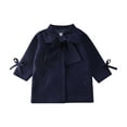 thumbnail image 1 of Mercatoo Toddler Girls Trench Coat Long Winter Jacket Kids Girls' Dress Coat Wool Blend Long Peacoat Faux Fu𝐫 Jacket Outerwear, 1 of 5