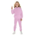 thumbnail image 1 of Mercatoo Toddler Kids Sweatsuit Girls Boys 2 Piece Tracksu𝗶t Jogging Outfits Set Hooded Sweatshirt and Jogger Sweatpants Fle𝐞ce Sets, 1 of 6