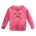 thumbnail image 1 of Mercatoo Toddler Unisex Christmas Basic Tee Cute Cat Pattern Print Long Sleeve Pullover Top Casual Sport Athletic Clothes, 1 of 7