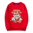 thumbnail image 1 of Mercatoo Toddlers Girls 𝐅𝐥eece Hoodie Sweatshirt Long Sleeve Crewneck Sweatshirts Fall Winter Casual Pullover for Boy or Girls, 1 of 5