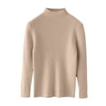thumbnail image 1 of Mercatoo Turtleneck Sweaters for Girls Ribbed Light Slim Tuni1 Long Sleeve Kids Fall Pullover Sweater Warm Soft Solid Tops, 1 of 7