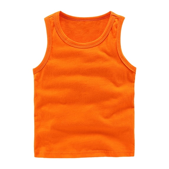 Mercatoo Tween Girls Athletic Tank Tops Active Sleeveless T-Shirt Soft Yoga Shirts for Kids Cotton Undershirt Summer Casual Clothing