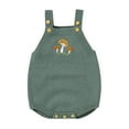 thumbnail image 1 of Mercatoo Warm Toddler Baby Knitted Romper Cotton Sleeveless Boy Girl Flower Sweater Clothes Baby Bodysuit Crawling Set, 1 of 6