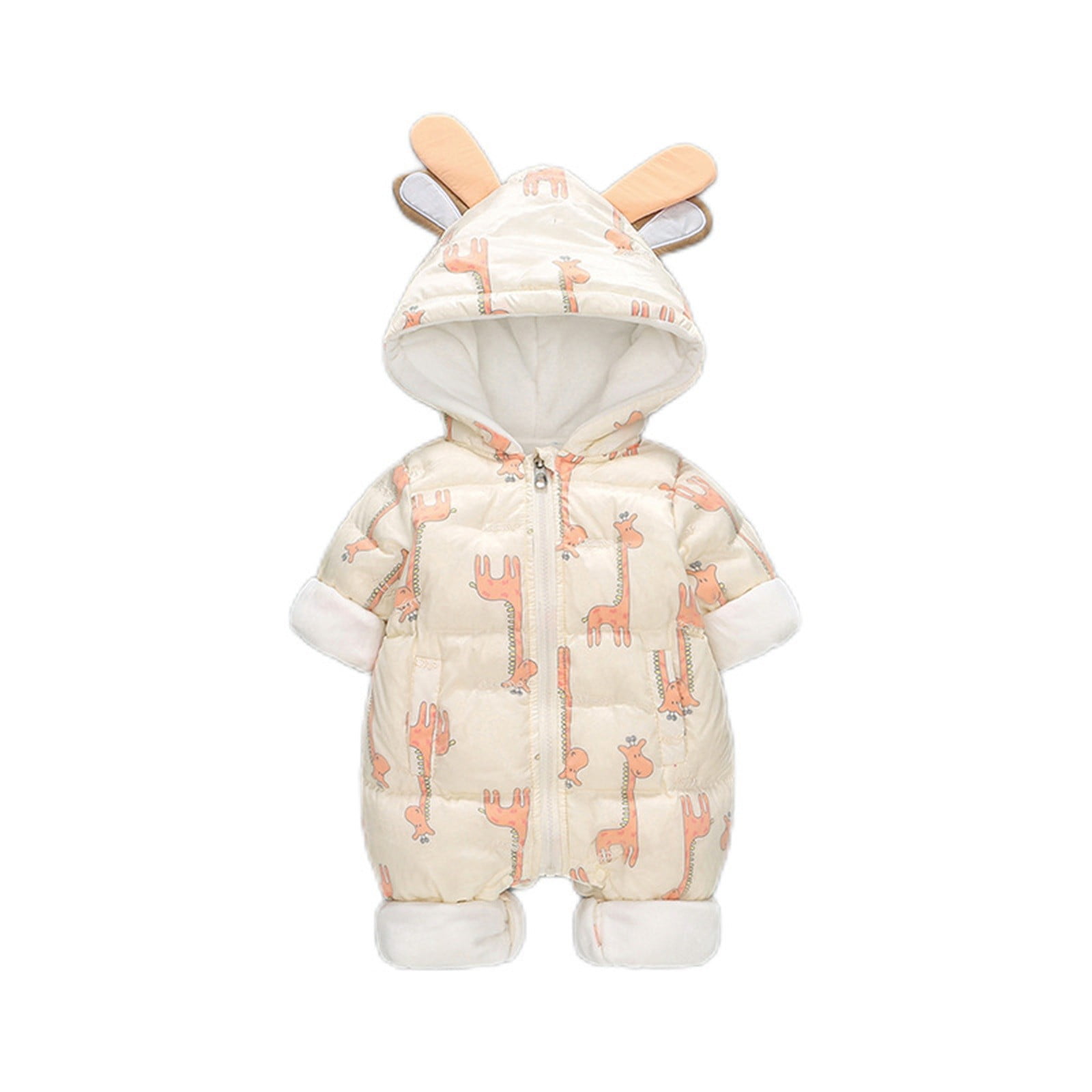 Mercatoo Winter Go Out Hugging Clothes Winter Warm Suit Thickened Newborn Baby Clothes Winter Baby Boy Clothes Organic Cotton