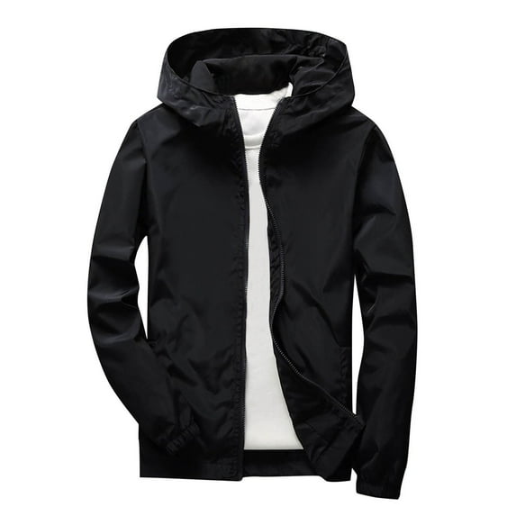 Mercatoo Youth Boys Girls Rain Jacket 𝐔niform Windbreaker Coats 𝐖aterproof Lightweight kids Fall Hooded Rain Coat with Pockets