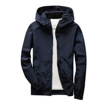 Mercatoo Youth Boys Girls Rain Jacket 𝐔niform Windbreaker Coats 𝐖aterproof Lightweight kids Fall Hooded Rain Coat with Pockets