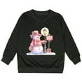 thumbnail image 1 of Mercatoo Youth Christmas Sweater Girls In Small Children In The Fall and Winter Christmas Christmas Snowman Happy Holidys Printed, 1 of 4