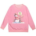 thumbnail image 1 of Mercatoo Youth Christmas Sweater Girls In Small Children In The Fall and Winter Christmas Christmas Snowman Happy Holidys Printed, 1 of 4
