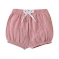 thumbnail image 1 of Mercatoo 𝐍ewborn Baby Girls Boys Summer Shorts Solid Ruffle Fashion Shorts 𝐈𝐧fant Girls Comfy Breathable 𝐁loomers, 1 of 4