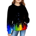 thumbnail image 1 of Mercatoo 𝗛oodie Girls Oversized Crewneck Sweatshirts Casual Hooded Flower Gradient 𝗛oodie Clothes Fall Fashion Outfits, 1 of 7
