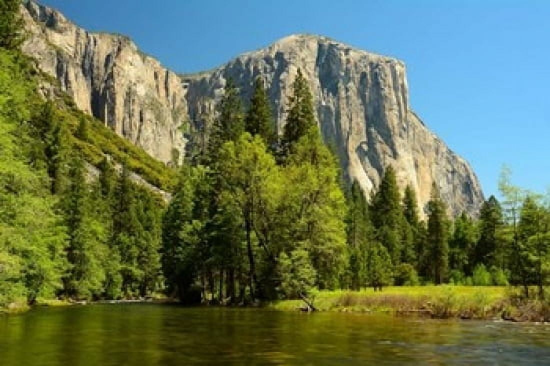 Merced River on the Valley Floor Yosemite NP California Canvas Art - Michel Hersen DanitaDelimont (36 x 24)