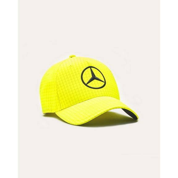Mercedes AMG F1 Driver Lewis Hamilton Unisex Neon Yellow/Neon Pink/Black/White/Purple/Natural/Apple Red Hat