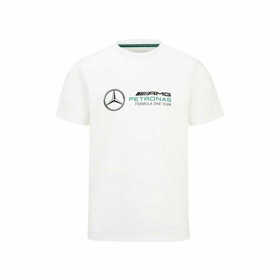 Mercedes AMG F1 Large Logo Black/White T-Shirt