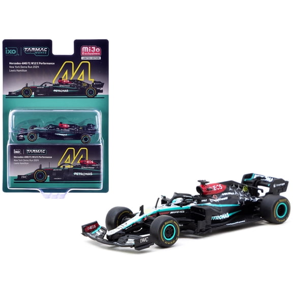 Mercedes-AMG F1 W12 E Performance #44 F1 "New York Demo Run" (2024) "Global64" Series 1/64 Diecast Model by Tarmac Works