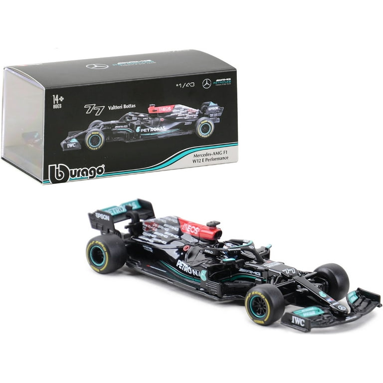 Bburago 1:43 F1 6個セット レースカー　メルセデス Bburago 1:43 Mercedes Formula Racing Die-cast Model 6-pack