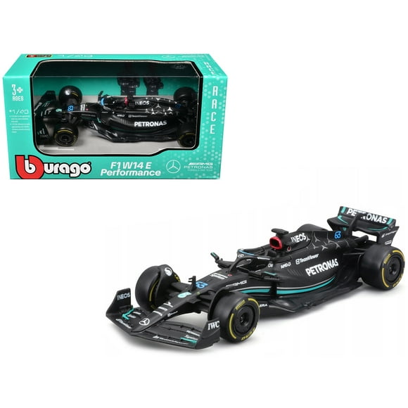 Mercedes-AMG F1 W14 E Performance #63 George Russell "Petronas" "F1 World Championship" 2023 1/43 Die Cast Model Car by Bburago