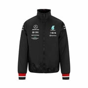 Mercedes Amg Petronas F1 Team Mens Lightweight Padded Black Jacket 2022