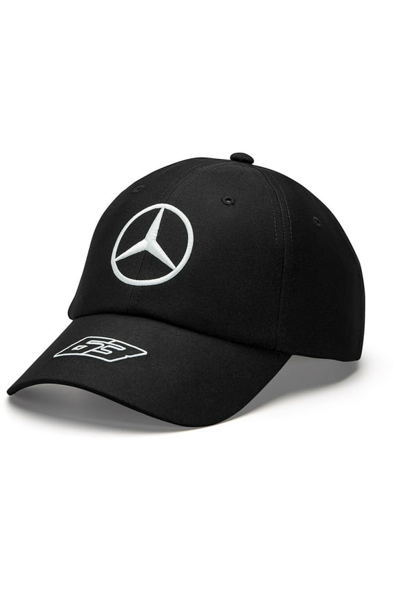 Petronas F1 George Russell Dad Baseball Hat - Black/White/Blue