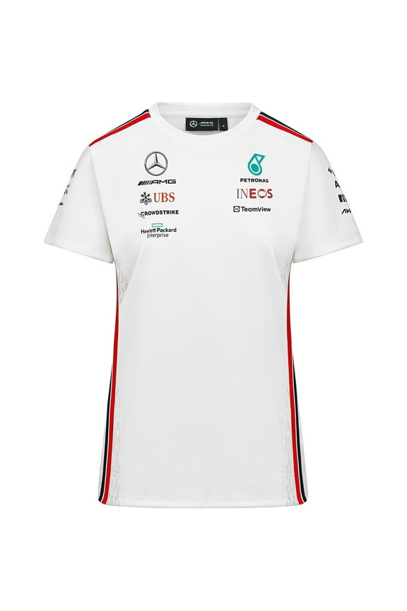 Petronas F1 Women's Driver T-Shirt - Black/White