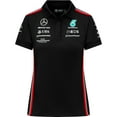 thumbnail image 1 of Mercedes AMG Petronas F1 Women's Team Polo Shirt - Black/White, 1 of 4