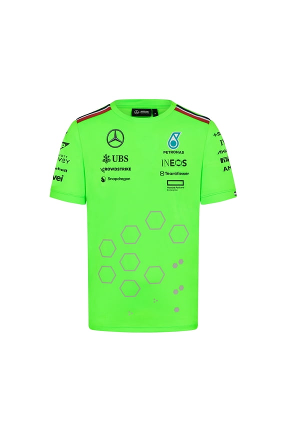 Petronas F1 Men's Team Set Up T-Shirt - Green