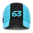 thumbnail image 1 of Mercedes AMG Petronas F1 George Russell Adult Hat Blue/Black, 1 of 3