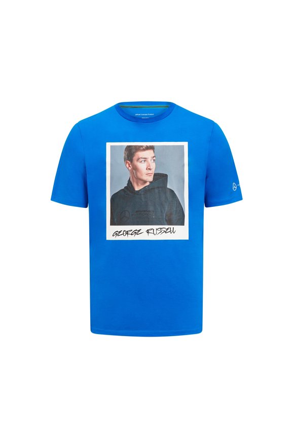 Petronas F1 George Russell Portrait T-Shirt - Blue