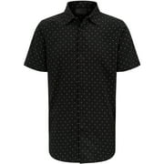 Mercedes AMG Petronas F1 Mens Polka Dot Button-Up Shirt