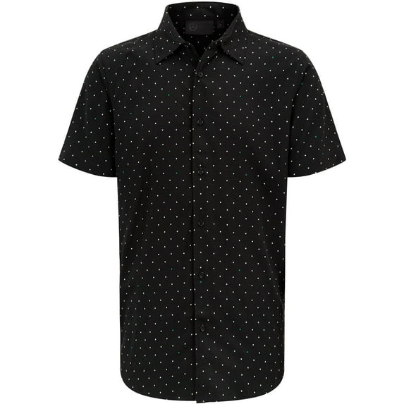 Mercedes AMG Petronas F1 Men's Polka Dot Button-Up Shirt