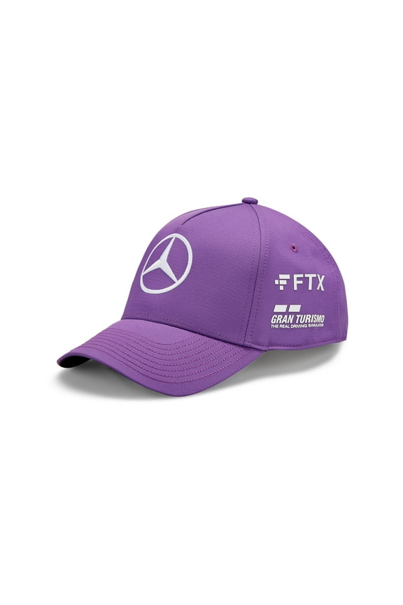 Mercedes AMG Petronas F1 Team Lewis Hamilton Baseball Hat Purple