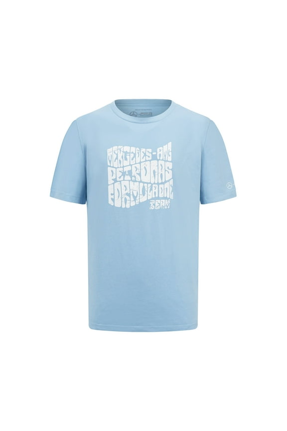 Petronas F1 Team Mens Retro Mint/Lilac/Blue T-Shirt