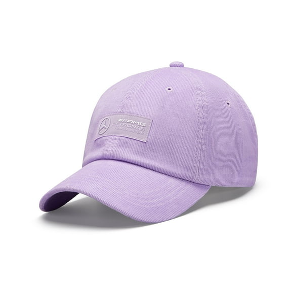 Mercedes AMG Petronas F1 Unisex Retro Corduroy Mint/Lilac/Blue Hat