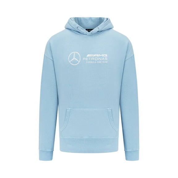 Mercedes AMG Petronas F1 Unisex Retro Hoodie - Mint/Lilac/Blue