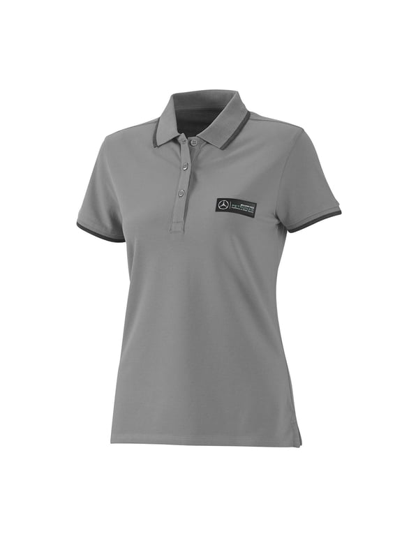 Mercedes AMG Petronas F1 Women's Classic Polo Shirt Grey