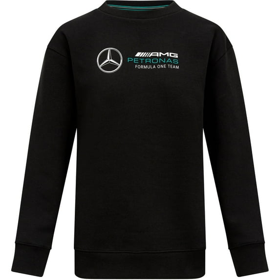 Mercedes AMG Petronas F1 Women's Crew Logo Sweatshirt
