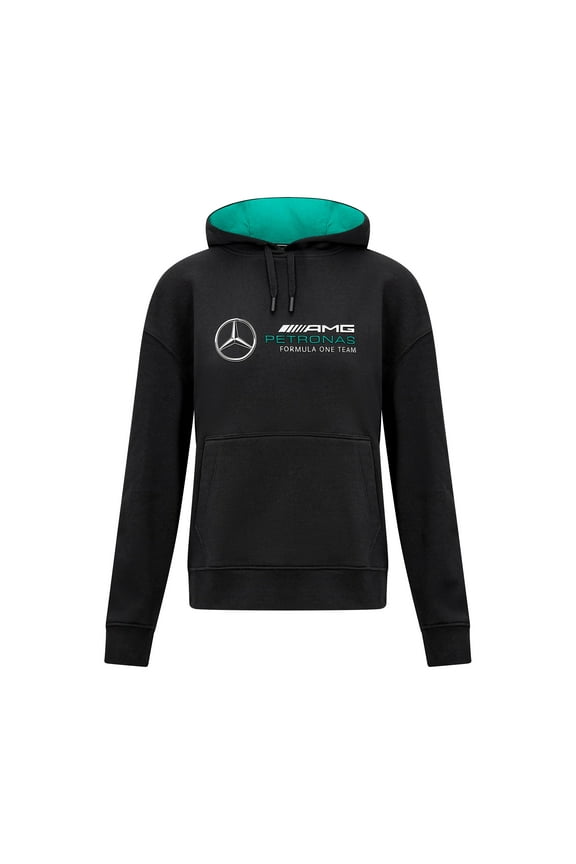 Petronas F1 Women's Oversized Hoodie - Black/White