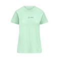 thumbnail image 1 of Mercedes AMG Petronas F1 Women's Retro T-Shirt - Mint/Lilac/Blue, 1 of 6