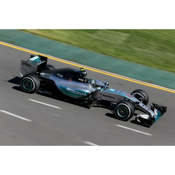 Mercedes AMG Petronas Formula 1 Car Poster – Racing Speed Wall Art 【Photo Paper】