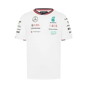 Mercedes AMG Petronas F1 Mens Team T-Shirt - White/Black