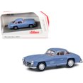 thumbnail image 1 of Mercedes Benz 300 SL Blue with Red Interior 1/64 Diecast Model Car by Schuco, 1 of 3