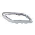 thumbnail image 1 of For Mercedes-Benz A220 2019 2020 2021 2022 Bumper Cover Trim Passenger Side | Rear | With AMG | Chrome | Made Of ABS Plastic | Replacement For MB1139107, 1 of 6