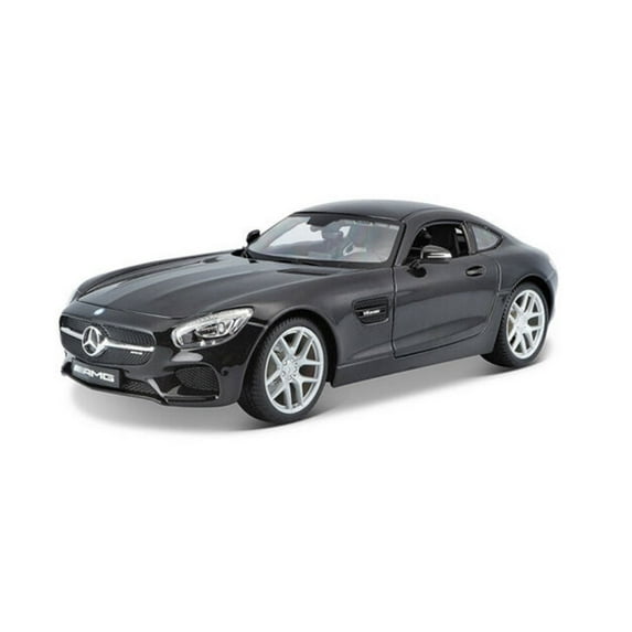Mercedes-Benz AMG GT, Matte Black - Maisto 31398BK - 1/18 scale Diecast Model Toy Car