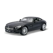 Mercedes-Benz AMG GT, Matte Black - Showcasts 38134BK - 1/24 Scale Diecast Model Toy Car